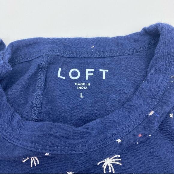 Loft Women’s Firework T-Shirt Short Sleeve Large - Picture 4 of 7